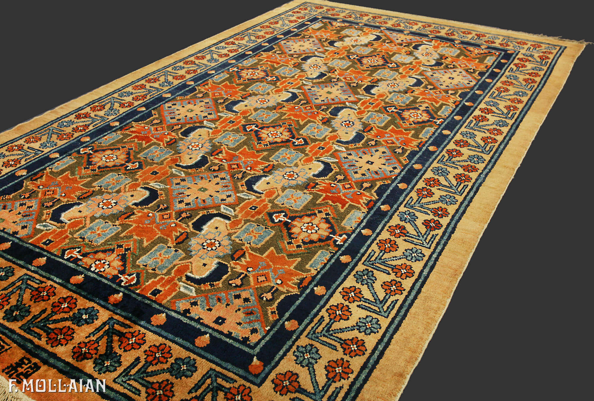 Antike chinesische Seide und Metall Teppich von Imperial Palace n°:79466225